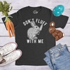 Easter Bunny Graphic Novelty Humor Funny T Shirts for Men(Heather Black – Fluff With Me)