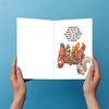 Funny Father’s Day Cards Best Dad By Par Golfing Card 1 Pack(Trained Squirrels)