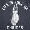 Mens Always Wash Your Balls Funny Golf Fathers Day Golfer Tee Green(Heather Navy – Choices)