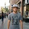 Mens Saint Patricks T Shirt Funny Irish Tees Cool Party Tees(Light Heather Grey – Ben Drankin)