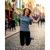 Womens Oh for Lucks Sake T Shirt Funny Shamrock Clover Tee(Heather Green)