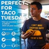 Mens Fitness Taco Funny T Shirt Sarcastic Gym Tee for Guys(Heather Red)