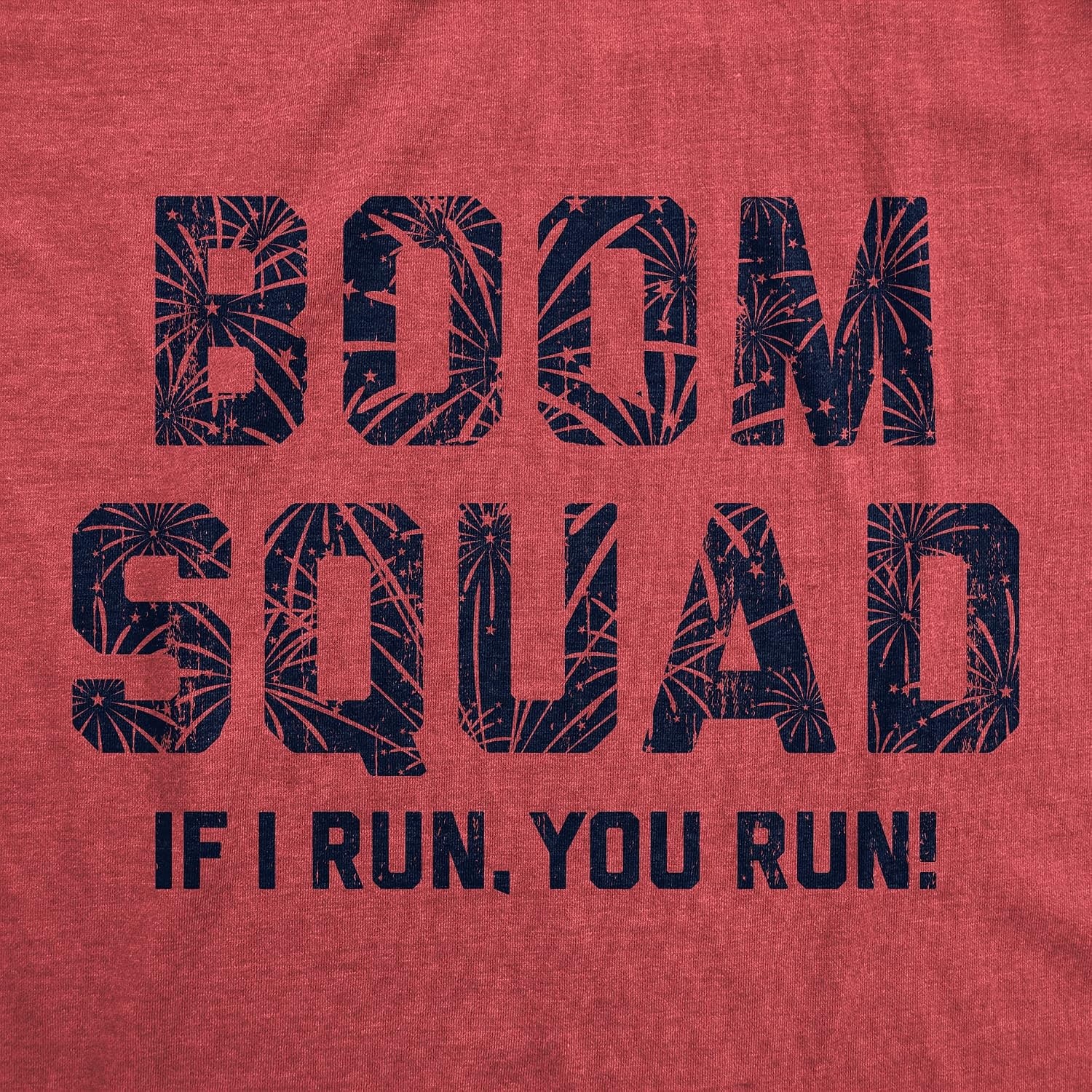 image:imageFirework Fourth of July Firecracker Humor Funny T Shirts for MenHeather Red Boom Squad