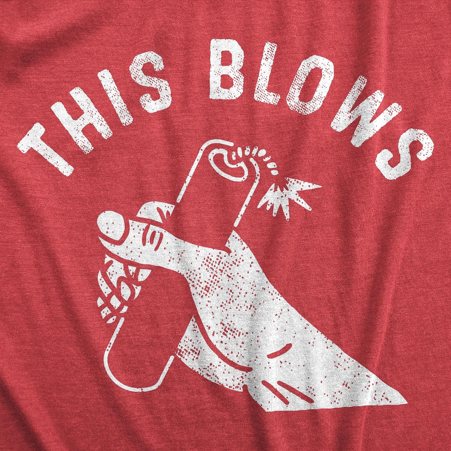 image:imageFirework Fourth of July Firecracker Humor Funny T Shirts for MenHeather Red This Blows