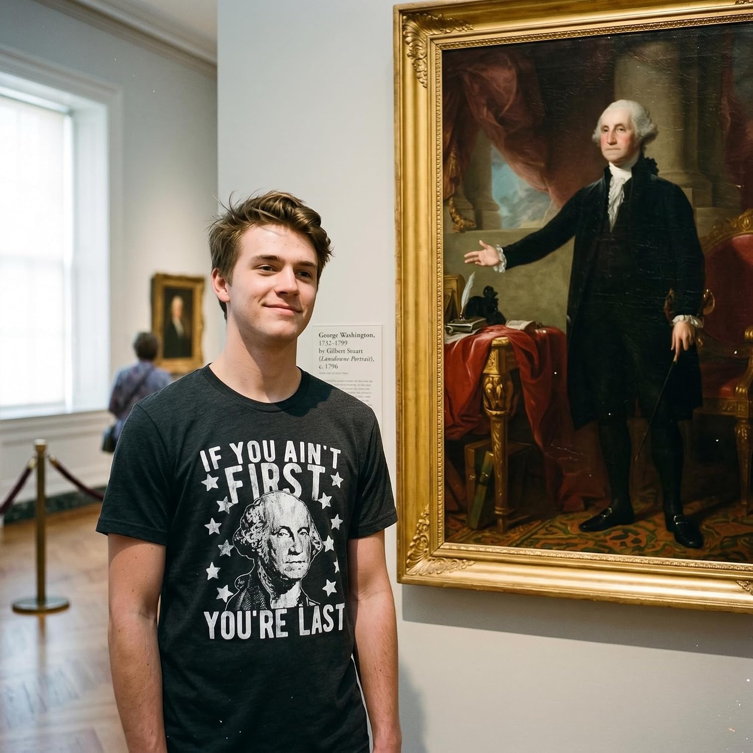 image:imageIf You Aint First Youre Last Fourth of July Funny Shirts for MenAint First
