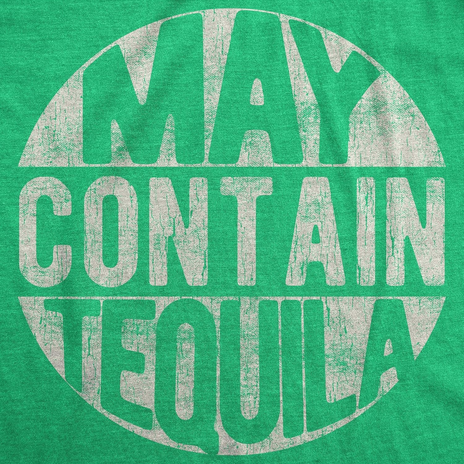 image:imageMens Funny Taco T Shirts Adult Humor Mexican Food Tees for GuysHeather Green Contain Tequila