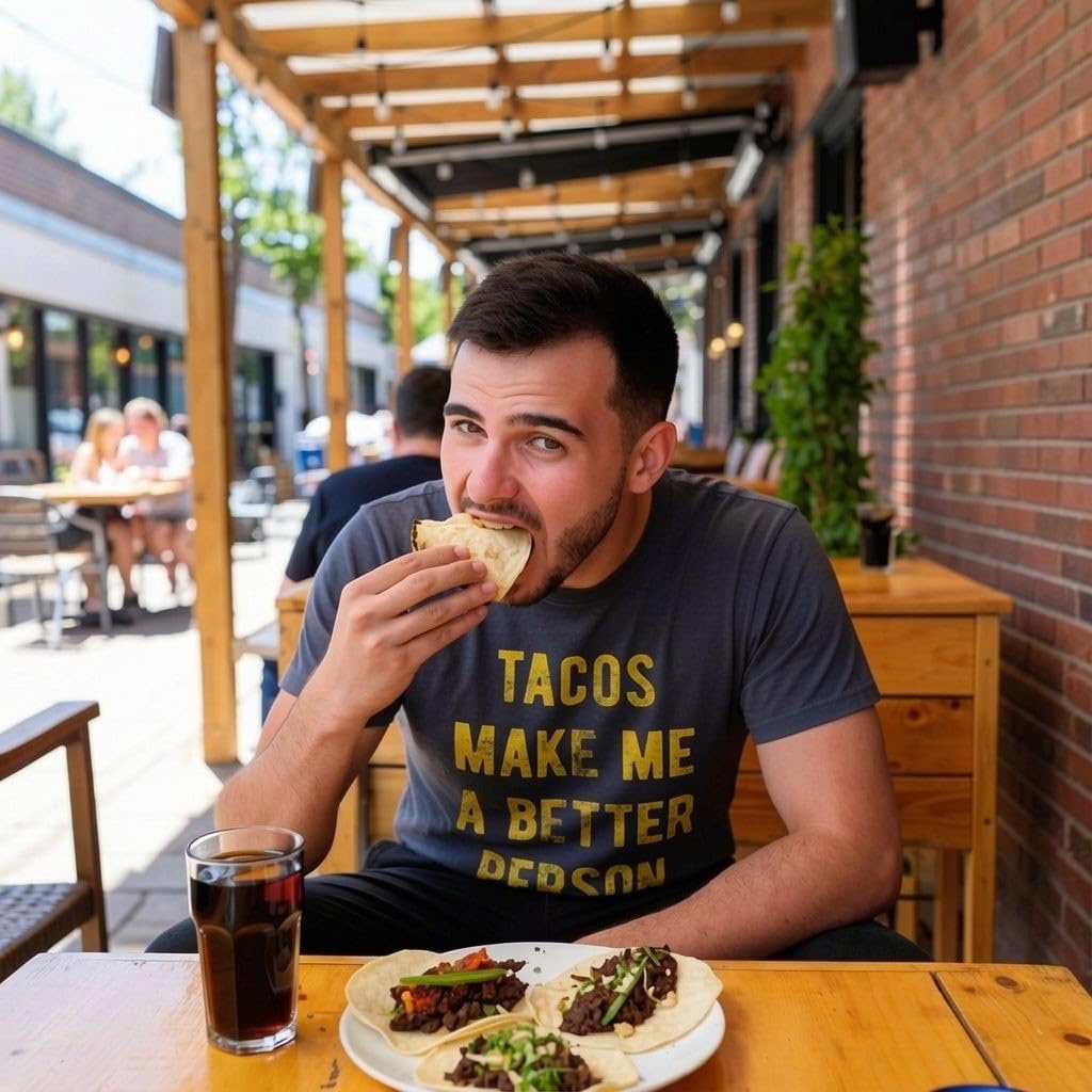 image:imageMens Funny Taco T Shirts Adult Humor Mexican Food Tees for GuysHeather Navy Taco Person