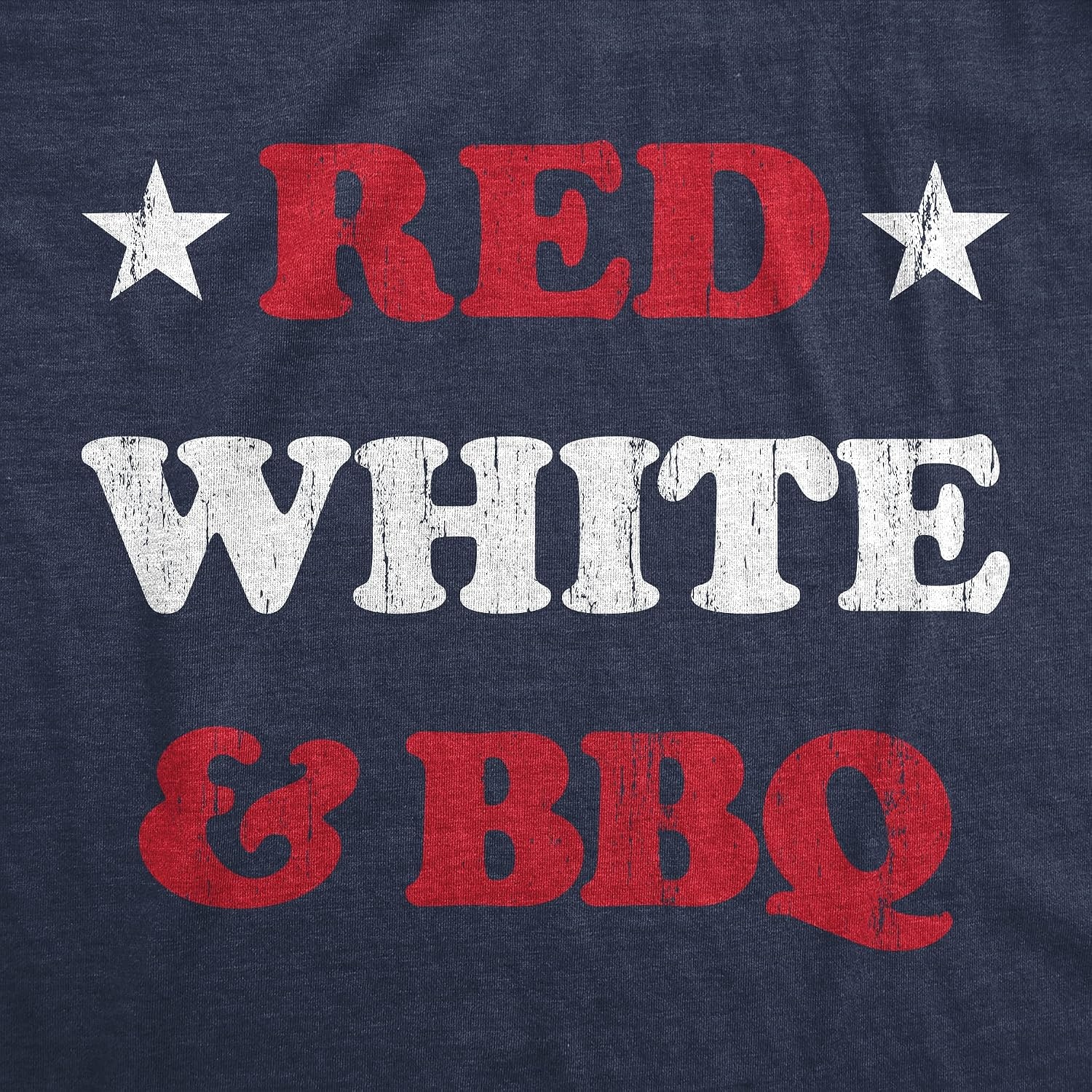 image:imageRed White and BBQ Patriotic Barbecue Text Funny T Shirt for WomenHeather Navy