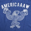 Americaaaw Fourth of July Drinking Party Funny T Shirts for Men(Heather Royal)
