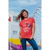 Chill The Fourth Out Popsicle 4th of July Funny Shirt for Women(Heather Red – Chill)