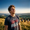 Give Me Liberty Or Death Fourth of July Funny T Shirts for Men(Heather Navy)