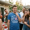 Mens Funny T Shirts My Farts Smell Like Freedom 4th of July Tee for Men
