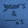 Mens Funny Taco T Shirts Adult Humor Mexican Food Tees for Guys(Heather Light Blue – Boat and Hoe)