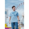 Mens Funny Taco T Shirts Adult Humor Mexican Food Tees for Guys(Heather Light Blue – Boat and Hoe)