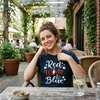 Patriotic on Independence Day 4th of July Funny T Shirt for Women(Heather Navy – Red Wine Blue)