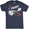Boop Bald Eagle Sarcastic Fourth of July Funny T Shirts for Men