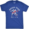 Dream Team 1776 Washington Fourth of July Funny T Shirts for Men(Heather Royal – Dream)