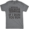 Dark Heather Grey - Firework Technician