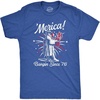 Merica Banging Since 76 Fourth of July Funny T Shirts for Men(Heather Royal – Merica)