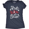 Heather Navy - Red Wine Blue