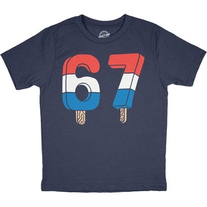 Youth Six Seven Rocket Pop Sarcastic Popsicle Meme Tee For Kids