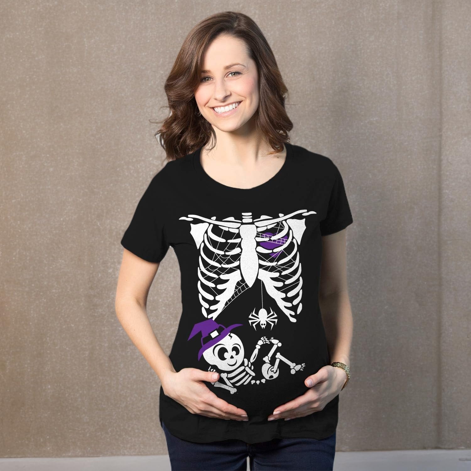 image:imageMaternity Skeleton Baby Halloween Pregnancy Announcement T ShirtWitch