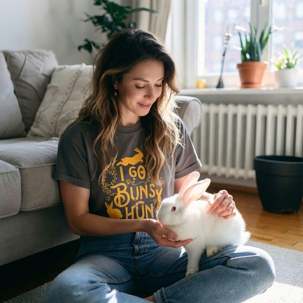 image:imageI Got Buns Hun Cute Bunny Rabbit Easter Funny Shirt for WomenHeather Navy Buns