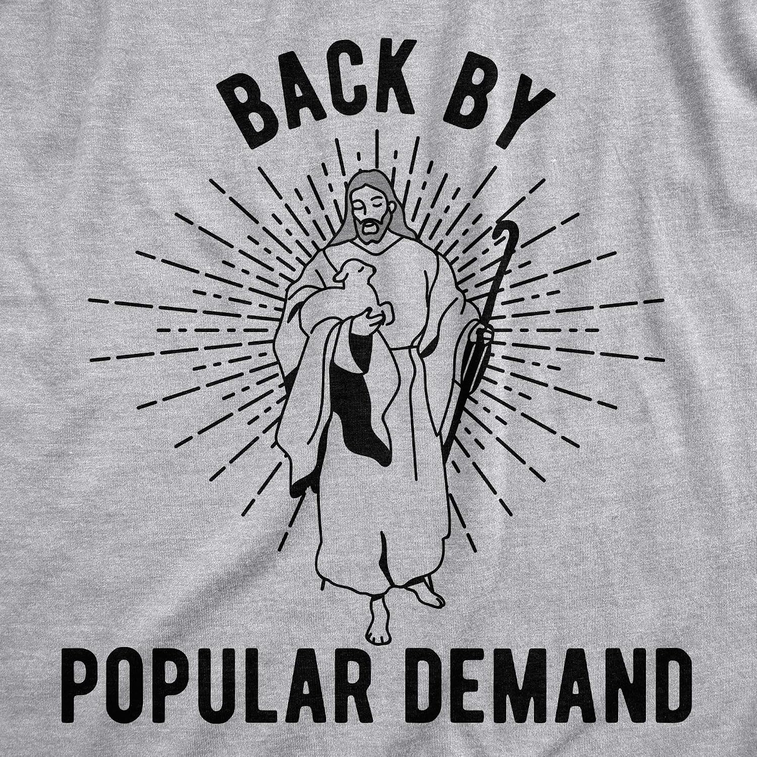 image:imageMens Funny Jesus T Shirts Religious Tees with Funny Sayings for GuysLight Heather Grey Popular Demand