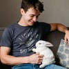 I Love It When You Call Me Big Hoppa Easter Funny Shirts for Men(Heather Navy)