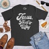 Mens Funny Jesus T Shirts Religious Tees with Funny Sayings for Guys(Heather Black – That’s Why)