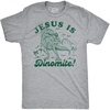 Light Heather Grey - Jesus is Dinomite