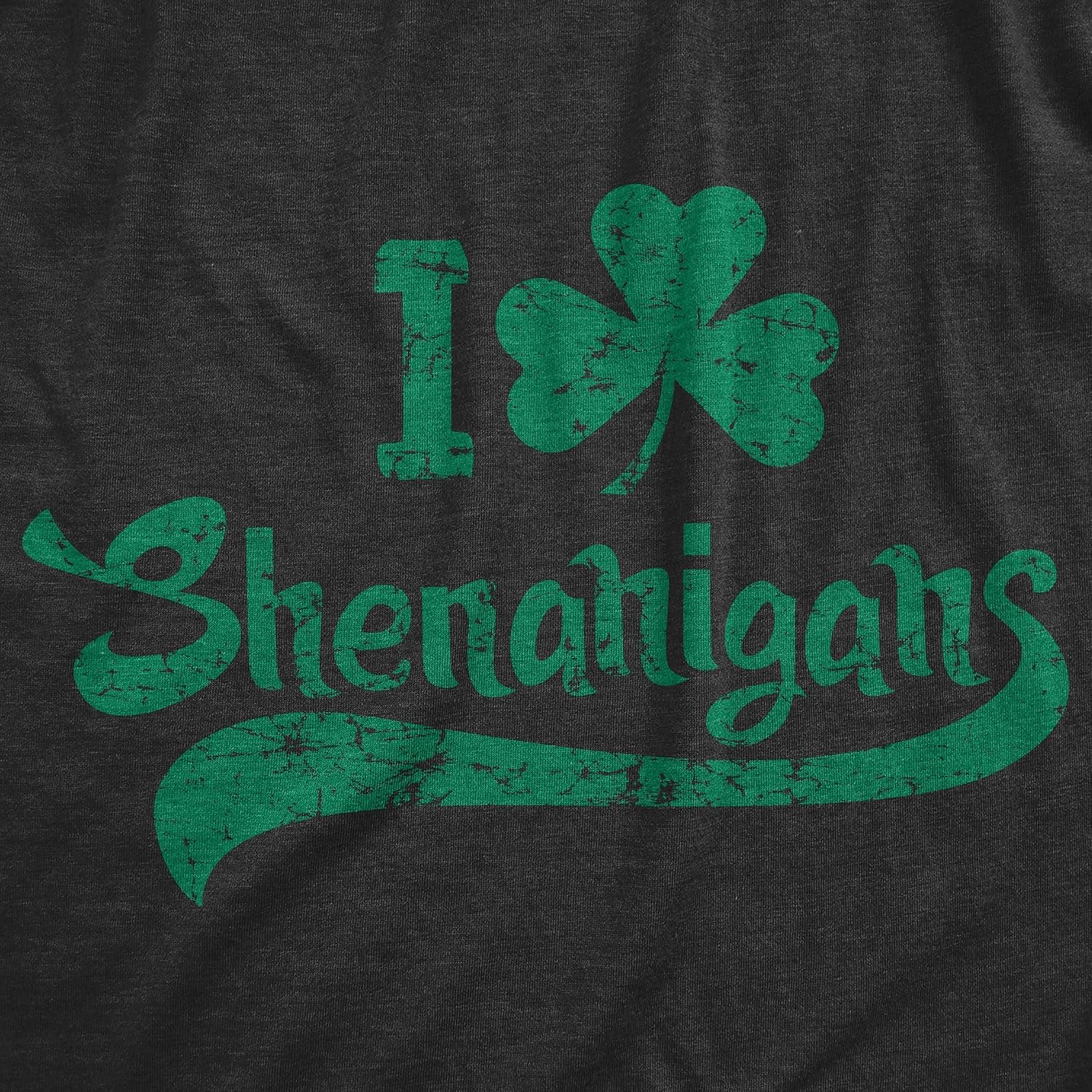 image:imageIrish Hooligan Funny Saint Patricks Day Lucky Mens TShirtsHeather Black