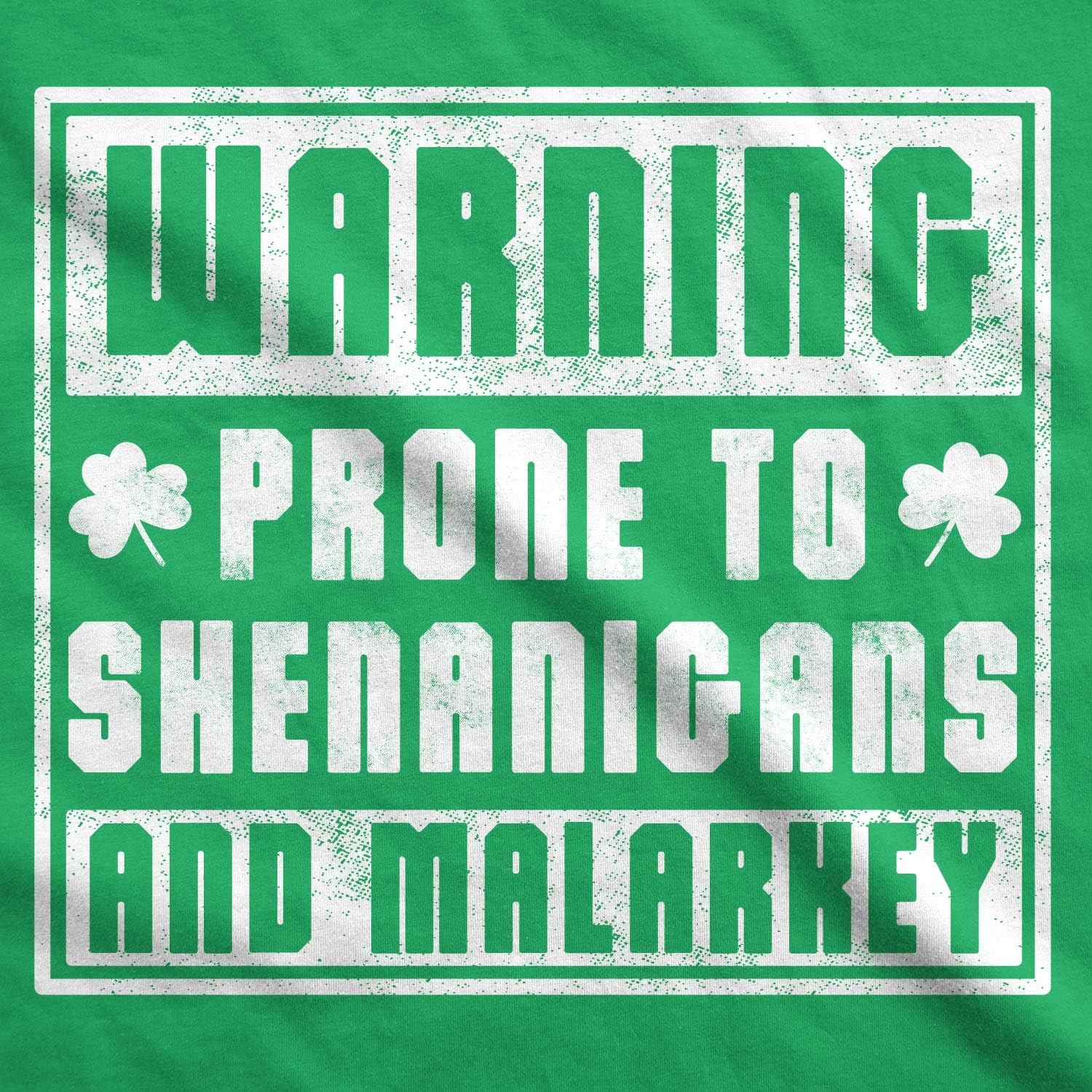image:imageMens Saint Patricks Day T Shirts Funny St Pattys Tees for GuysHeather Green Prone to Shenanigans