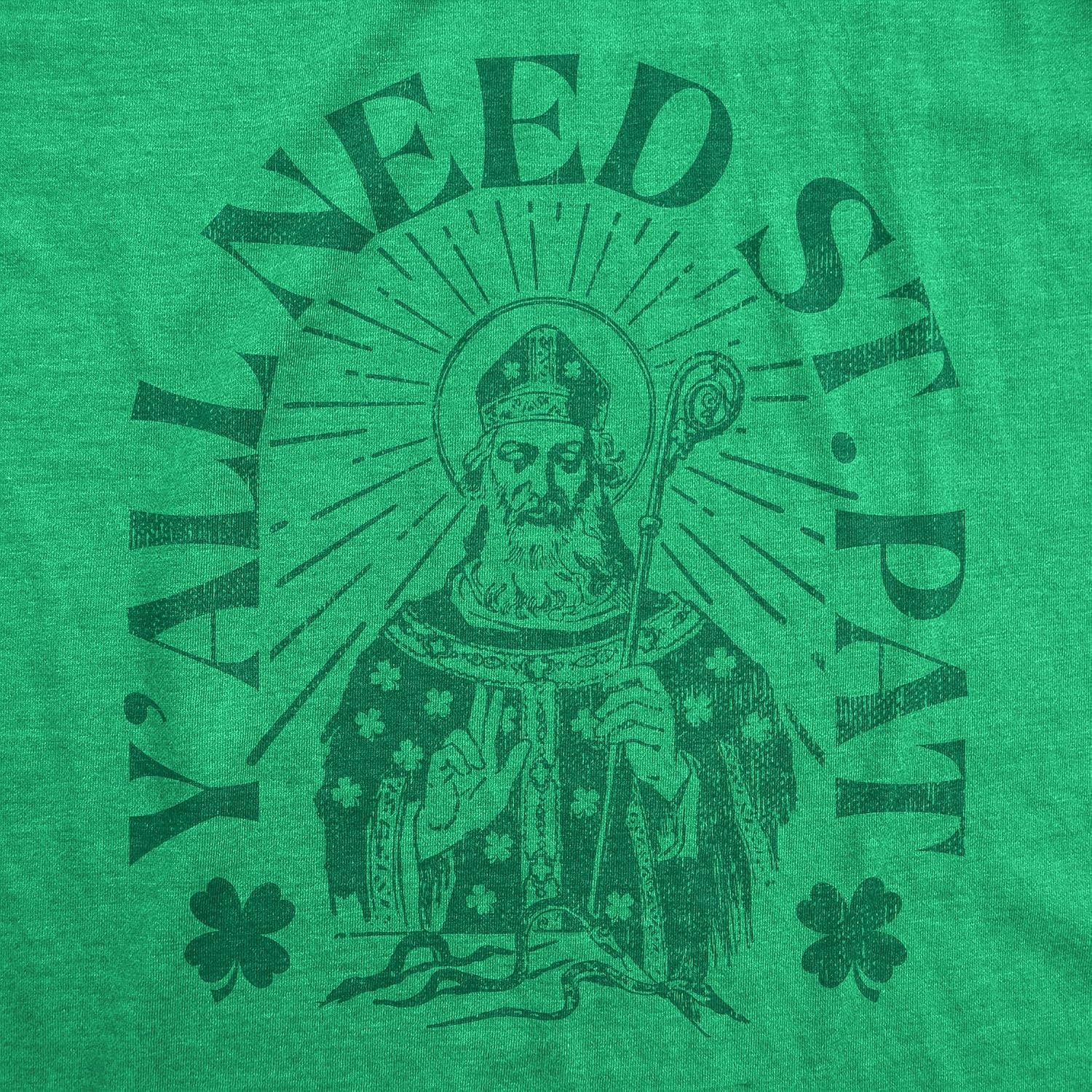 image:imageMens Saint Patricks Day T Shirts Funny St Pattys Tees for GuysHeather Green Yall Need Saint Pats