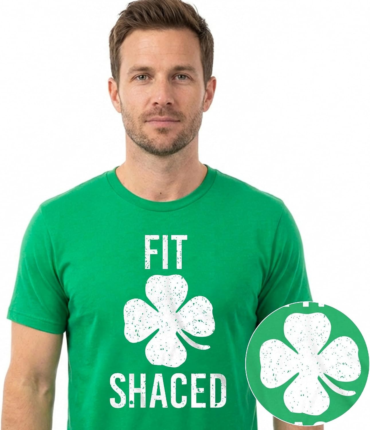 image:imageMens St Patricks Day Shirt Fit Shaced Funny Irish Drinking TeeGreen