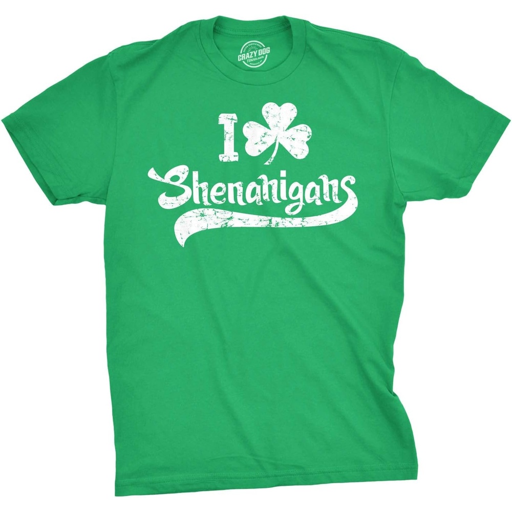image:imageIrish Hooligan Funny Saint Patricks Day Lucky Mens TShirtsGreen