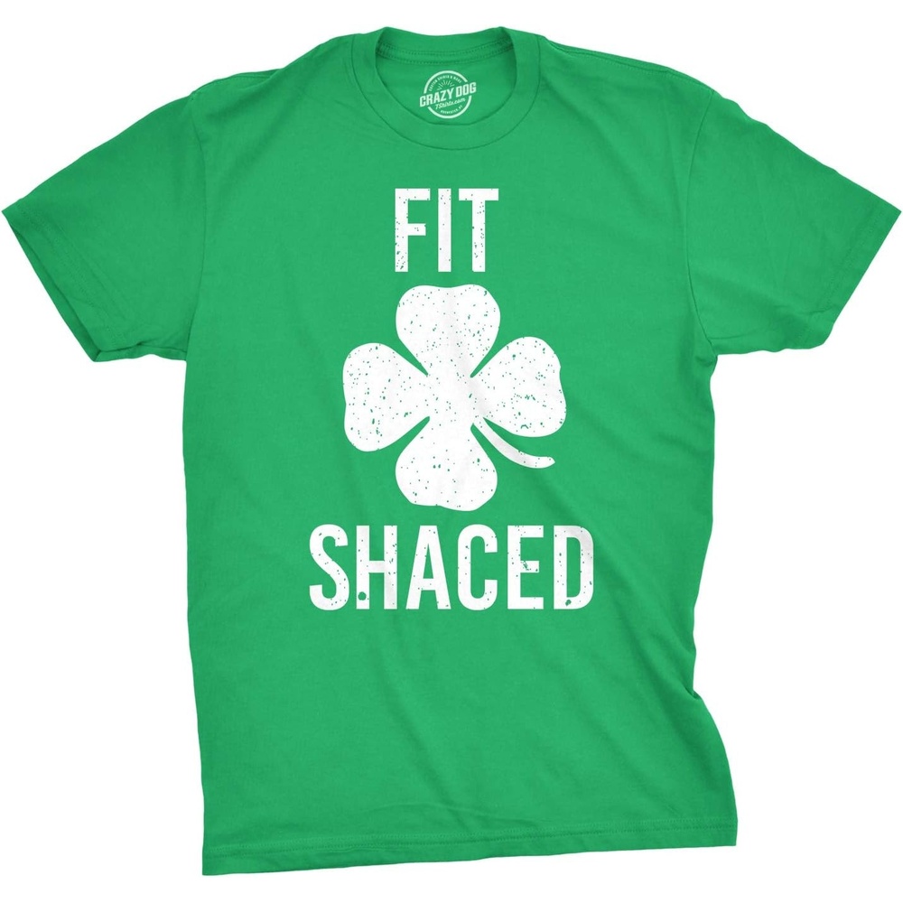image:imageMens St Patricks Day Shirt Fit Shaced Funny Irish Drinking TeeGreen