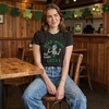 Cute Saint Patricks Day Funny Graphic Novelty T Shirts for Women(Heather Black – Dead Inside)