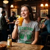 Cute Saint Patricks Day Funny Graphic Novelty T Shirts for Women(Light Heather Grey – Ready to Stumble)