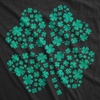 Glitter Clover Awesome Parade Saint Patricks Day Shirt for Women(Heather Black – Glitter Clover)
