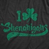 Irish Hooligan Funny Saint Patricks Day Lucky Mens T-Shirts(Heather Black)