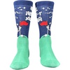 Men’s Oh Holey Night Socks Funny Christmas Golfing Footwear For Men