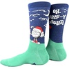 Men’s Oh Holey Night Socks Funny Christmas Golfing Footwear For Men