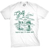 Mens Funny T Shirts If Golf was Easy Theyd Call It Your Mom Joke Tee