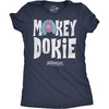 Womens Fraggle Rock T-Shirt 80s Cute Licensed Vintage Funny Tees(Heather Navy – Mokey Dokie)
