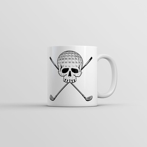 Golf Jolly Roger Mug Funny Golfing Graphic Novelty Coffee Cup 11oz