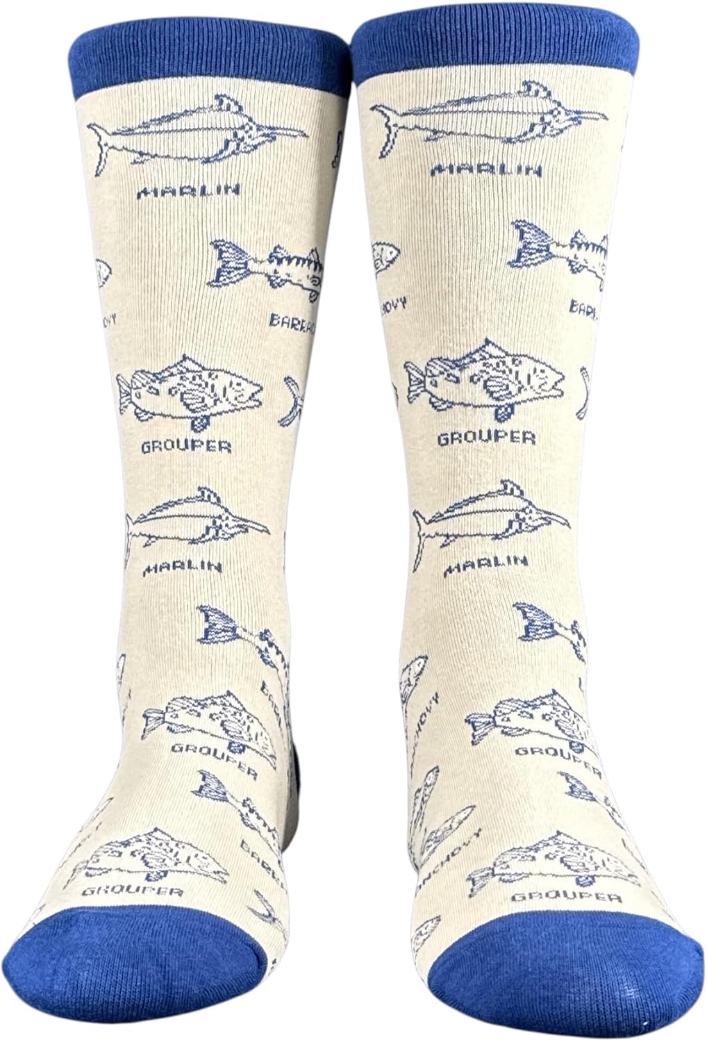 image:imageMens Vintage Fish With Names Socks Funny Fishing Footwear For Men