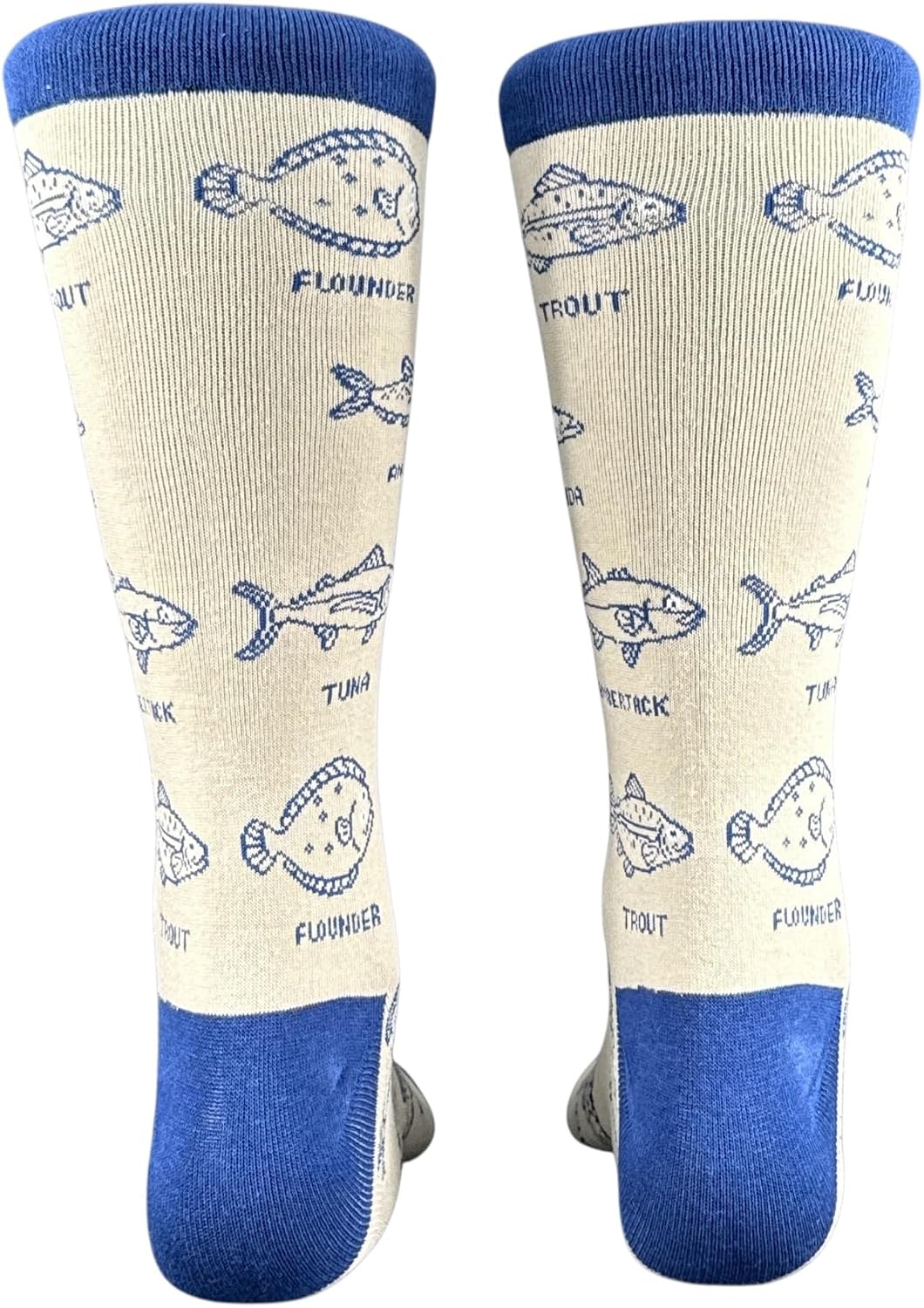 image:imageMens Vintage Fish With Names Socks Funny Fishing Footwear For Men