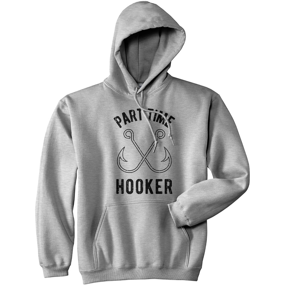 image:imageFishing Hoodies Funny and Sarcastic Unisex Hooded Sweatshirts for FishermenHeather Grey Part Time