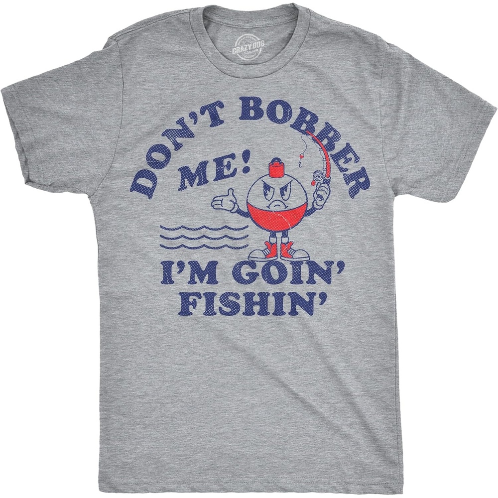 image:imageMens Funny T Shirts Dont Bother Me Im Goin Fishin Fish Tee for Men